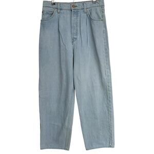 Mother Denim SNACKS The Pleated Fun Dip Puddle Jean Just A Nibble, Size 30, EUC